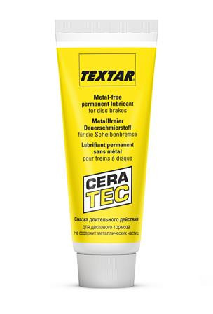 TEXTAR 81000401 PASTA CERAMICZNA 75ML CERATEC DO UKŁ. HAMULCOWYCH DO 1000°C