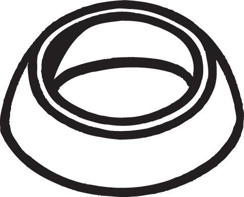 BOSAL-ORIS 256-500 Tömítőgyűrű, kipufogócső