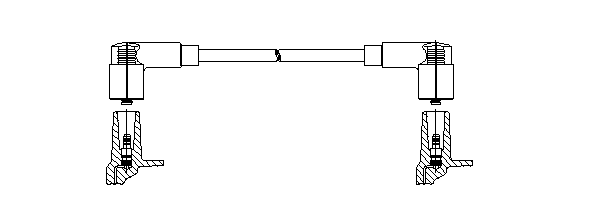 BREMI 114/60BREM Gyújtókábel, gyertyakábel