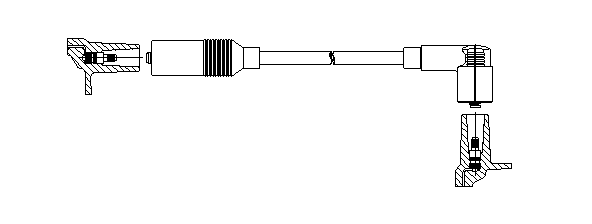 BREMI 115/30BREM Gyújtókábel, gyertyakábel