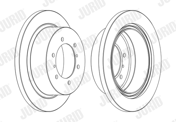 JURID 562380JC-1 JRD Féktárcsa