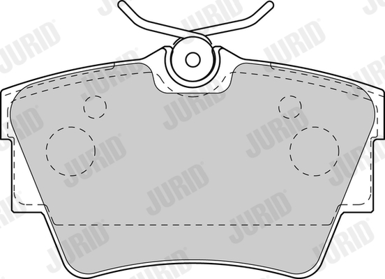 JURID 573059J JRD Fékbetét készlet, tárcsafék