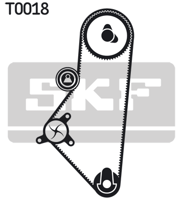 SKF SKFVKMC 03200 Vízpumpa + fogasszíj készlet