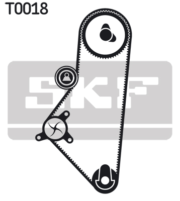 SKF 1002917979 VKMA 03201 - Fogasszíj készlet