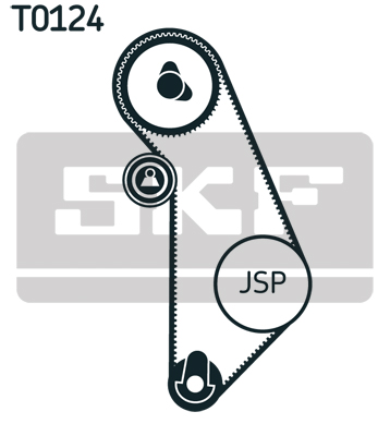 SKF VKMA01006 Vezérlés készlet, fogasszíj szett, (szíj+görgők)