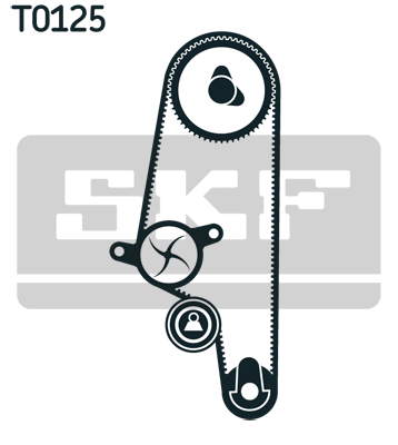 SKF VKMA 01106 Vezérlés készlet, fogasszíj szett, (szíj+görgők)