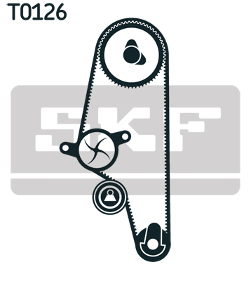 SKF SKFVKMC 01106-2 Vízpumpa + fogasszíj készlet