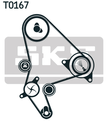 SKF 1000741513 VKMA 03246 - Fogasszíj készlet