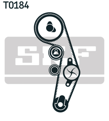 SKF VKMA01942 Vezérlés készlet, fogasszíj szett, (szíj+görgők)