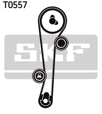 SKF 1000332043 VKMA 95632 - Fogasszíj készlet