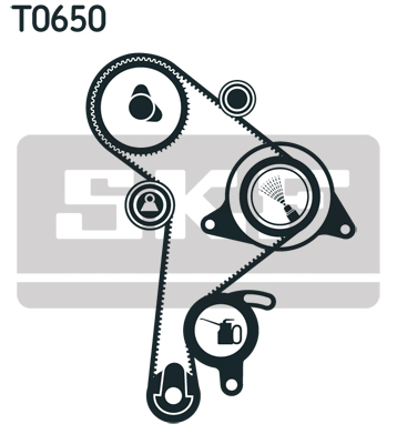 SKF 1002947011 VKMA 01014 - Fogasszíj készlet