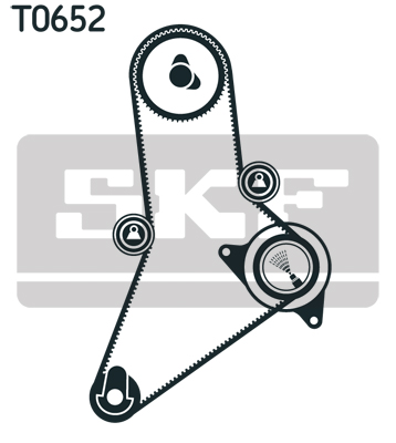 SKF 1002927779 VKMA 02383 - Fogasszíj készlet