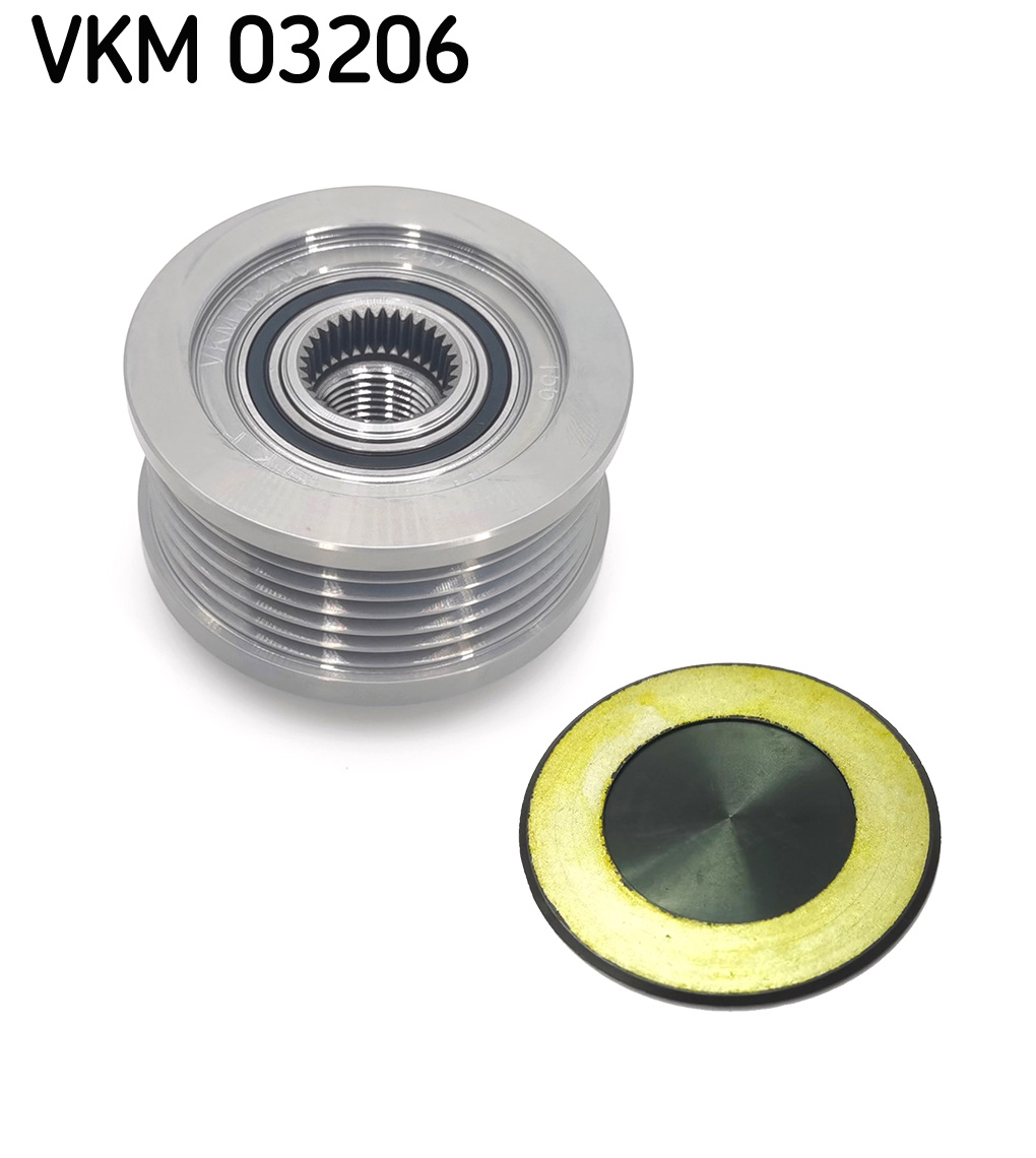 SKF VKM03206 Szabadonfutós ékszíjtárcsa