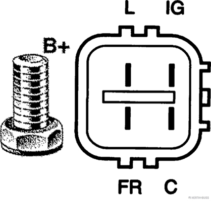 JAKOPARTS  J5118026 - Generátor