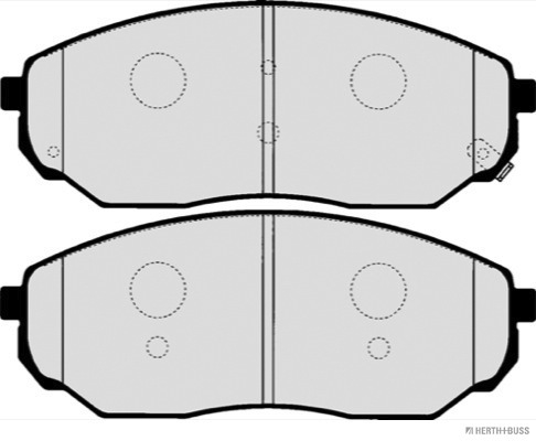 JAKOPARTS 256 792 J3600318 - Fékbetét készlet, tárcsafék