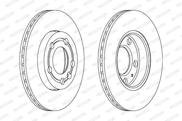 FERODO DDF1164 Féktárcsa (Ár 2db-ra) 1db rendelése=2db tárcsa