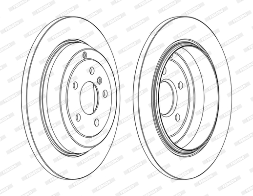 FERODO DDF1530C-SET Féktárcsa (Ár 2db-ra, készlet)