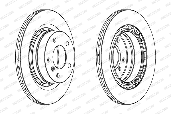 FERODO DDF1549 Féktárcsa (Ár 2db-ra) 1db rendelése=2db tárcsa