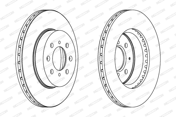 FERODO DDF492 Féktárcsa (Ár 2db-ra) 1db rendelése=2db tárcsa