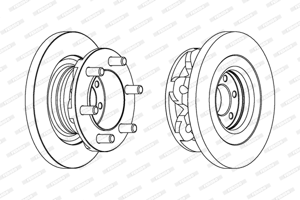 FERODO FCR313A Féktárcsa