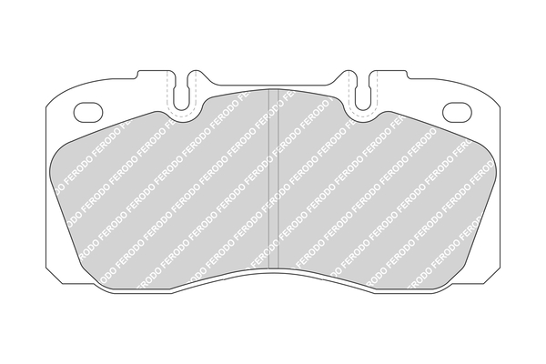 FERODO FE FCV1126 Fékbetét készlet, tárcsafék