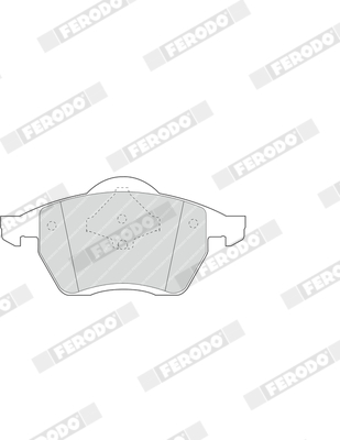 FERODO 1001181987 FDB1055 - Fékbetét készlet, tárcsafék