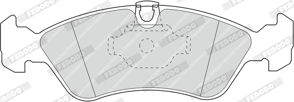 FERODO FDB1067 Fékbetét készlet, tárcsafék