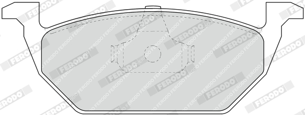 FERODO FDB1094 Fékbetét készlet, tárcsafék