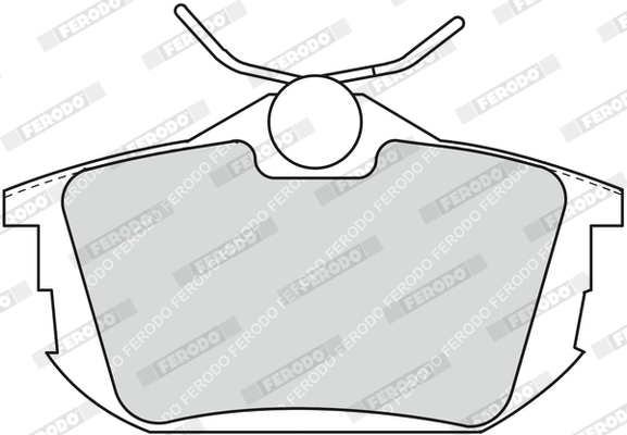 FERODO FDB1095 Fékbetét készlet, tárcsafék