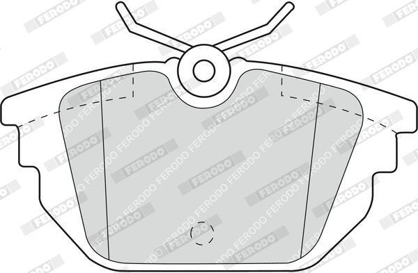 FERODO FDB1113 Fékbetét készlet, tárcsafék