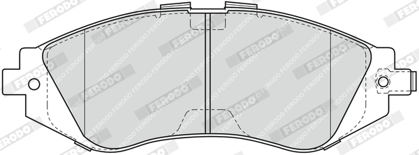 FERODO FDB1116 Fékbetét készlet, tárcsafék