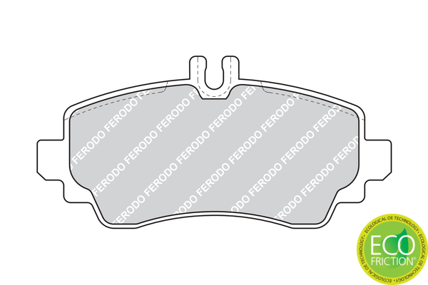 FERODO 1001206223 FDB1357 - Fékbetét készlet, tárcsafék