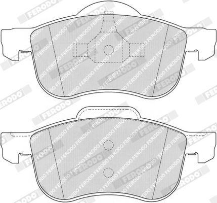 FERODO 1000334082 FDB1382 - Fékbetét készlet, tárcsafék