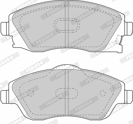 FERODO FER FDB1424 Fékbetét készlet, tárcsafék