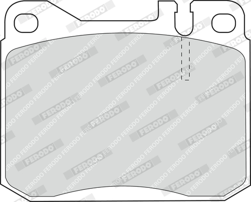 FERODO 1000341737 FDB143 - Fékbetét készlet, tárcsafék
