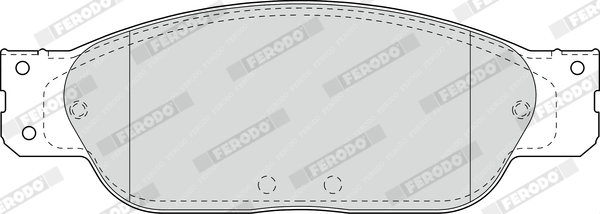 FERODO FER FDB1485 Fékbetét készlet, tárcsafék