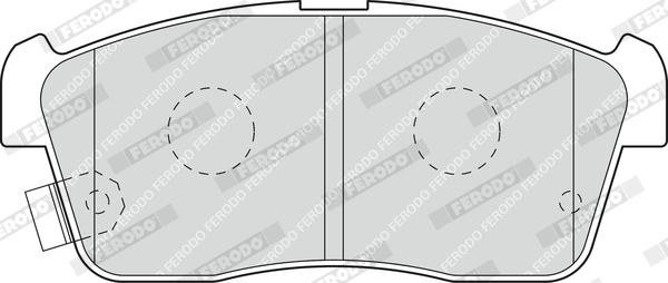 FERODO 1001206251 FDB1532 - Fékbetét készlet, tárcsafék