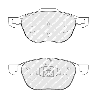 FERODO 1000321276 FDB1594 - Fékbetét készlet, tárcsafék