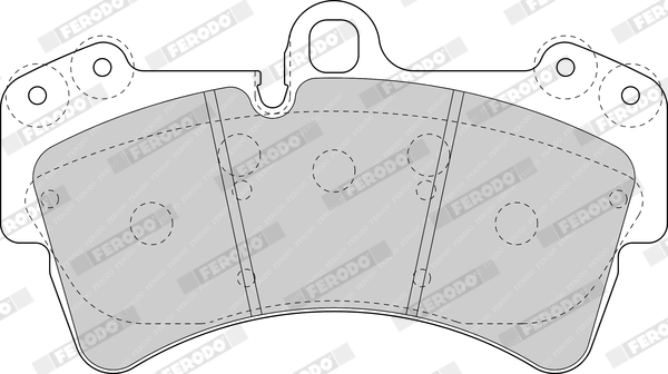 FERODO  FDB1626 - Fékbetét készlet, tárcsafék