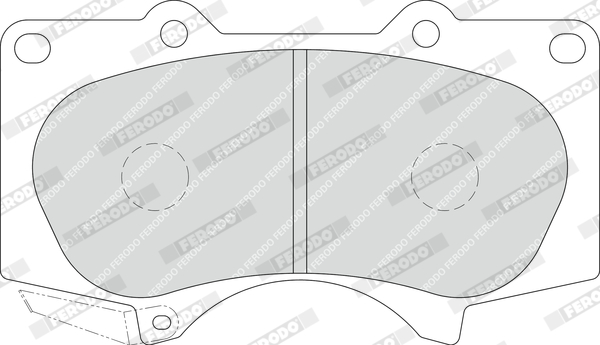 FERODO 1000334411 FDB1698 - Fékbetét készlet, tárcsafék