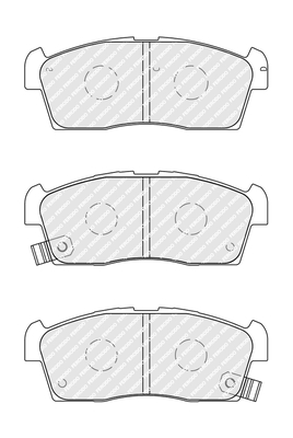 FERODO 1000426063 FDB1812 - Fékbetét készlet, tárcsafék