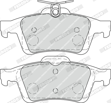 FERODO 1000472369 FDB1931 - Fékbetét készlet, tárcsafék