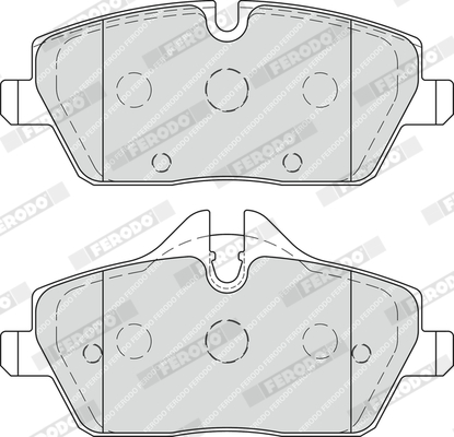 FERODO 1001062136 FDB1974 - Fékbetét készlet, tárcsafék