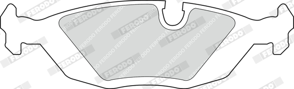 FERODO  FDB296 FÉKBETÉT KÉSZLET, TÁRCSAFÉK