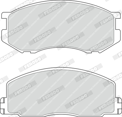 FERODO FDB306 Fékbetét készlet, tárcsafék