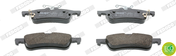 FERODO 1001206360 FDB4041 - Fékbetét készlet, tárcsafék