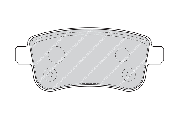 FERODO FDB4182 Fékbetét készlet, tárcsafék