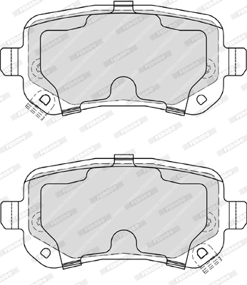 FERODO 1001070432 FDB4196 - Fékbetét készlet, tárcsafék