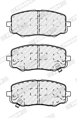 FERODO 1000983370 FDB4234 - Fékbetét készlet, tárcsafék