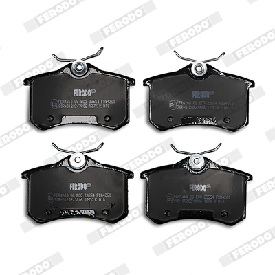 FERODO 1000841615 FDB4260 - Fékbetét készlet, tárcsafék
